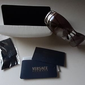 Womens Versace Sunglasses With A Greek Swarovski-Studded Design